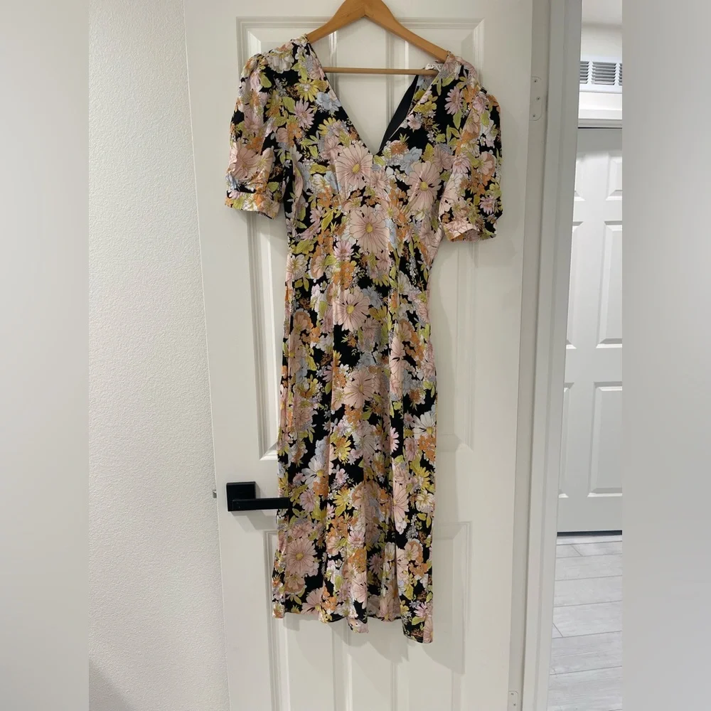 Topshop | 70s Floral Midi Dress 6